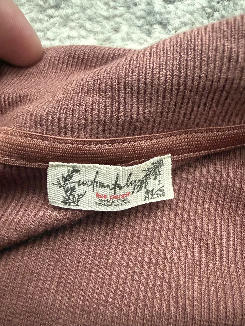 Free People Intimately Do It Right Bodysuit Hickory
